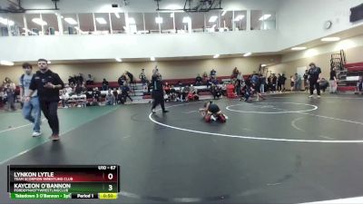 67 lbs Cons. Round 3 - Kayceon O`Bannon, FordDynastyWrestlingClub vs Lynkon Lytle, Team Scorpion Wrestling Club