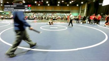 138 lbs Consi Of 32 #1 - Cooper Grundy, Herriman vs Jon Holquin, La Mirada