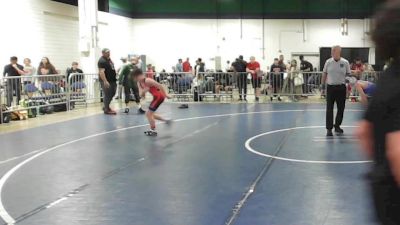 90 lbs Round Of 64 - Wyatt Frantz, VA vs Charlie Atkinson, CT