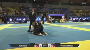 Ella Custers vs Vittoria Campanello 2026 IBJJF European NoGi