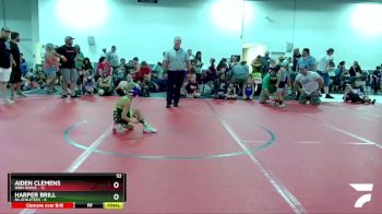 52 lbs Round 2 (8 Team) - Kroy Voelker, Iron Horse vs Easton Wilson, 84 Athletees