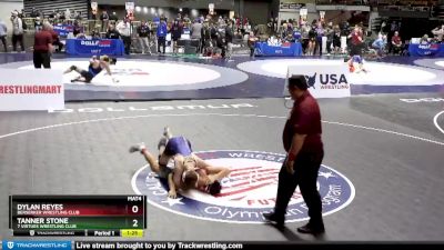 126 lbs Champ. Round 1 - Dylan Reyes, Berserker Wrestling Club vs Tanner Stone, 7 Virtues Wrestling Club