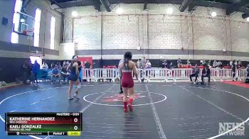 Champ. Round 1 - Katherine Hernandez, Bell Gardens vs Kaeli Gonzalez, Corona Del Mar