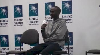 Shadrack Biwott Top American in half, Eligible to compete as US Champs .