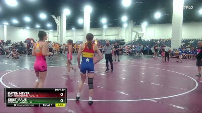 120 lbs Semis & Wb (16 Team) - Kaydn Meyer, Team Iowa Mermaid Mafia vs Kristi Raue, Nebraska Marvels