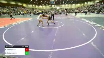 135 lbs Round Of 64 - Bryce Camara, EGWA vs Russell Dickerman, Mat Sense