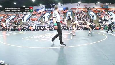 175 lbs Quarterfinals (8 Team) - Joesph Cappellano, Hartland vs William Anderson, Rochester Adams