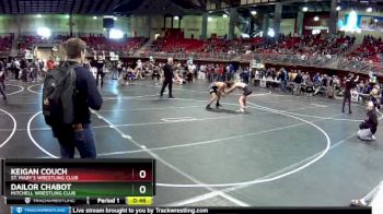 132 lbs Cons. Round 2 - Dailor Chabot, Mitchell Wrestling Club vs Keigan Couch, St. Mary`s Wrestling Club
