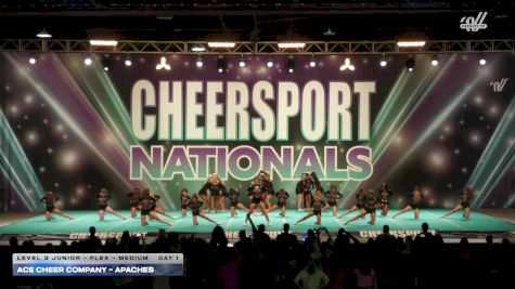 ACE Cheer Company - Apaches [2026 L3 Junior - Flex - Medium Day 1] 2026 CHEERSPORT National All Star Cheerleading Championship