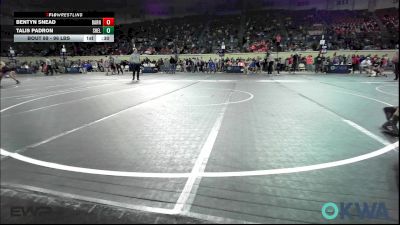 96 lbs Consi Of 8 #1 - Bentyn Snead, Barnsdall Youth Wrestling vs Talis Padron, Shelton Wrestling Academy