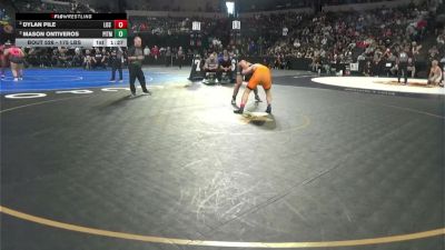 175 lbs Semifinal - Dylan Pile, Los Gatos (CC) vs Mason Ontiveros, Pitman (SJ)