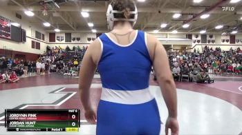 190 lbs Cons. Round 1 - Jordynn Fink, Center Point-Urbana vs Jordan Hunt, Clear Creek-Amana