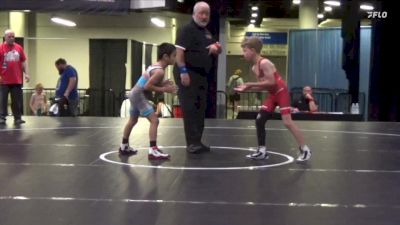56 lbs Quarters - Oliver Heist-Levine, Bozeman Wrestling Club vs Noah Estes, Greater Heights Wrestling