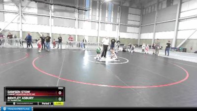 50-51 lbs Round 1 - Bentley Asbury, St. Maries WC vs Dawsen Stow, Cabinet Mountain Elite WC