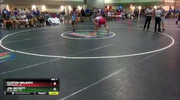 182 lbs Round 2 (16 Team) - Clinton Walrath, Iowa Black vs Jon Beckett, PA Alliance