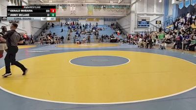 190 lbs Cons. Round 1 - Gerald Mubaira, Conrad School Of Science vs Jimmy McLane, Sussex Central H S