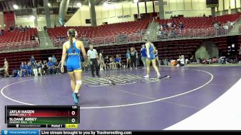 125 lbs Round 1 (8 Team) - Sloane Abbey, Kearney Girls vs Jayln Hagen, Seward Girls