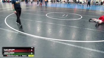 160 lbs Finals (8 Team) - Clay Wilson, Alexandria vs Aiden Krebs, Springfield