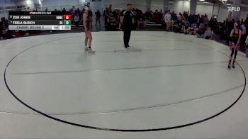 117 lbs Champ. Round 2 - Teela Bleich, Battle Creek vs Zoe Jones, Broken Bow Wrestling Club