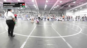 132 lbs 3rd Place - Sophia Slaughter, 5forty Lady Brawlers vs Hayli Fletcher, Team RJN Green