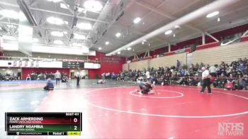 167 lbs Cons. Round 1 - Zack Armerding, Monte Vista High School vs Landry Ngambia, Dublin High School