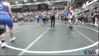 105 lbs Rr Rnd 1 - Kaydence Langford, ARDMORE TAKEDOWN CLUB vs Alvina Ellerd, Choctaw Ironman