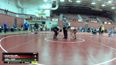 175 lbs Cons. Round 5 - Arell Sago, Yorktown Wrestling Club vs Colin Fellure, Franklin Wrestling Club