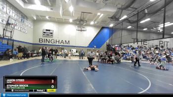 55 lbs Cons. Round 1 - Jaxon Steed, Agon vs Stephen Brock, Roy Wrestling Club