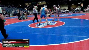 7A-215 lbs Semifinal - Cole Williams, South Forsyth H.S. vs Dustin Edenfield, Camden County
