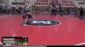 75 lbs Semifinal - Dawson Gassen, Heartland Wrestling Academy vs Lincoln Graber, Worthington Trojans