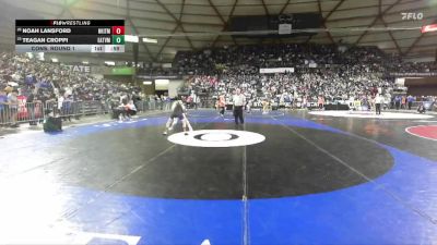 Boys 2A 113 lbs Cons. Round 1 - Noah Lansford, North Kitsap vs Teagan Croppi, Eatonville