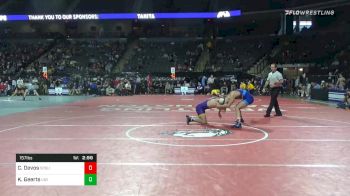 157 lbs Consolation - Cade Devos, South Dakota State vs Keaton Geerts, Northern Iowa