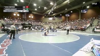 3A 113 lbs 3rd Place Match - Evan Centeno, Ben Lomond vs Ashdyn Densley, Carbon
