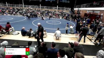 160 lbs Semifinal - Samuel Thomas, University vs Dustin Baxter, Arlington