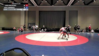 155 lbs Semis - Jaida Macaluso, NY vs Jada Lawrence, SC