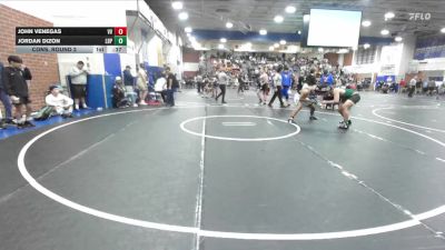 190 lbs Cons. Round 2 - Jordan Dizon, LB Poly vs John Venegas, Victor Valley