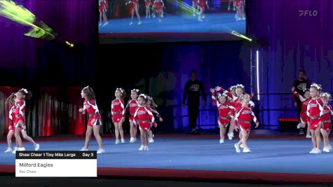 Milford Eagles - Rec Cheer [2023 Show Cheer 1 Tiny Mite Large Day 3] 2023 Pop Warner National Cheer & Dance Championship