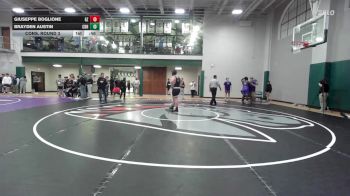 285 lbs Cons. Round 3 - Brayden Austin, Christian Brothers High vs Giuseppe Boglione, Gonzaga