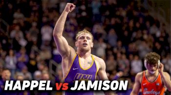 141lbs - Cael Happel, Northern Iowa vs Tagen Jamison, Oklahoma State