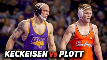 184lbs - Parker Keckeisen, Northern Iowa vs Dustin Plott, Oklahoma State