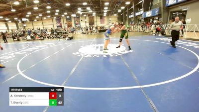 220 lbs Rr Rnd 3 - Andrew Kennedy, Ground Up USA vs Tyler Byerly, What's Poppin? Pink