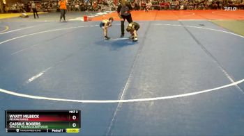 50 lbs Champ. Round 1 - Wyatt Milbeck, Pelican Rapids vs Cassius Rogers, STMA (St. Michael/Albertville)