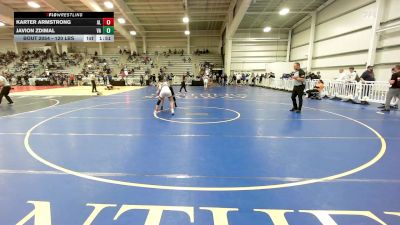 120 lbs Round Of 128 - Karter Armstrong, AL vs Javion Zdimal, VA