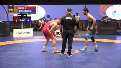 74 kg Quarterfinal - Kamil Rybicki, POL vs Mostafa Hosseinkhani, IRI
