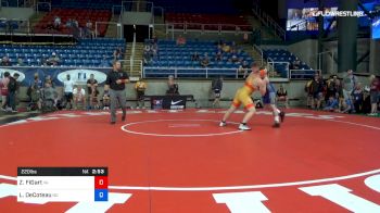 220 lbs Rnd Of 64 - Zachary FiGart, Virginia vs Louis DeCoteau, North Dakota