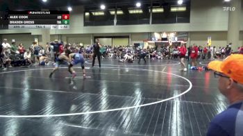 138 lbs Round 2 (6 Team) - Alex Cook, Alabama Elite Black vs Braden Gress, Trojan WA