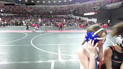 85 lbs Cons. Round 2 - Peycheynce Dean, Horicon vs Addison Wiese, Nekoosa