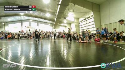 61 lbs Semifinal - Koen Thurman, Sperry Wrestling Club vs Kynslee Church, Team Tulsa Wrestling Club