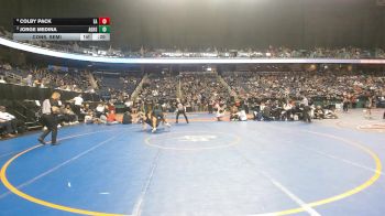 3A 285 lbs Cons. Semi - Jorge Medina, Ayden-Grifton High School vs Colby Pack, East Rutherford High School