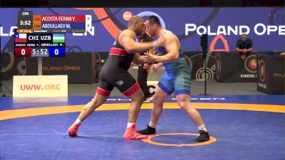 130 kg 3rd Place - Yasmani Acosta, CHI vs Muminjon Abdullaev, UZB